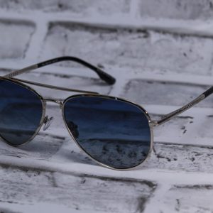 SILVER SUNGLASSES - BLUE TINT