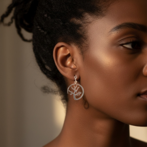 LETREECHA SILVER DROP EARRING